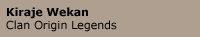 clan origin legends